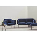 Modern Small Department Living Room Reception Double Seater Sofa Set